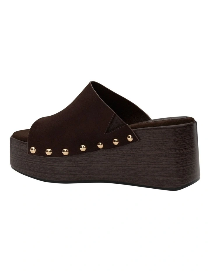 Zuri Sandals in Chocolate Micro image 3