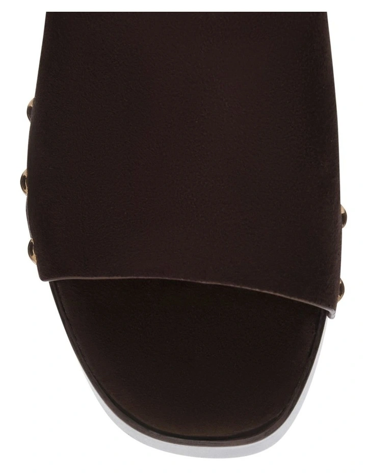 Zuri Sandals in Chocolate Micro image 4