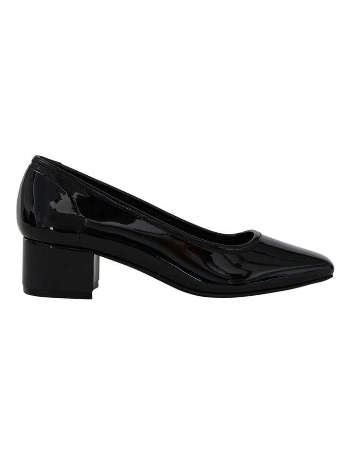 Kala Heeled Shoes in Black Patent image 1