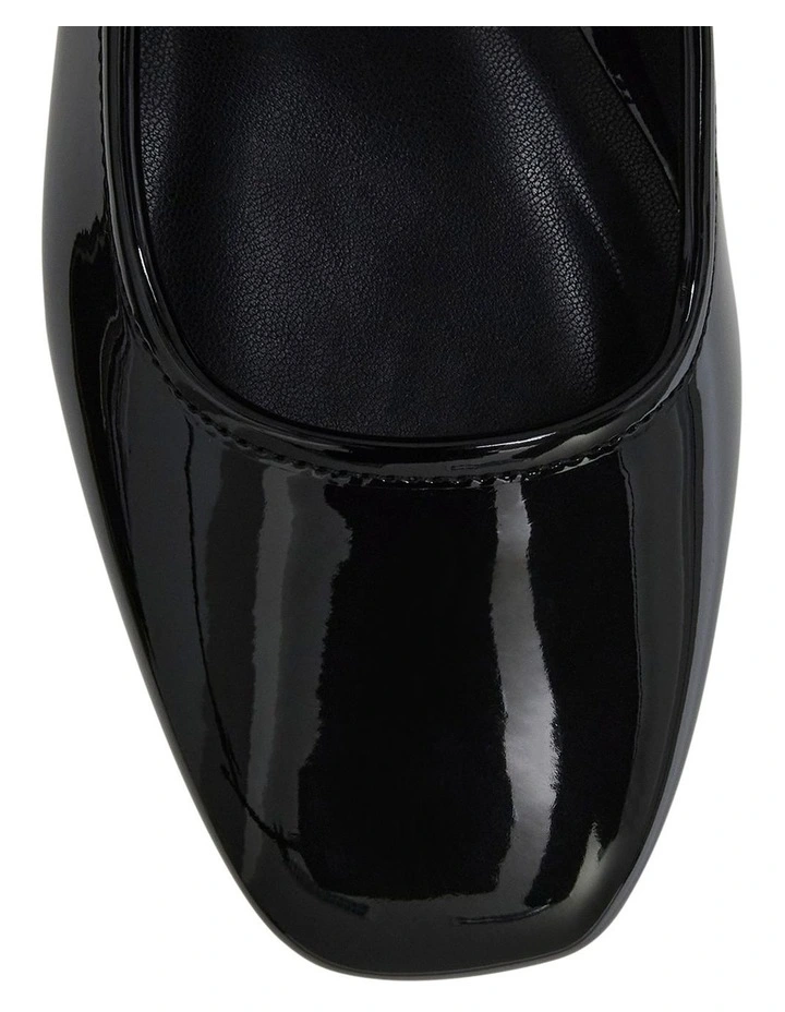 Kala Heeled Shoes in Black Patent image 4