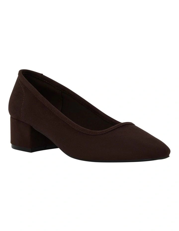 Kala Heeled Shoes in Chocolate Micro image 2