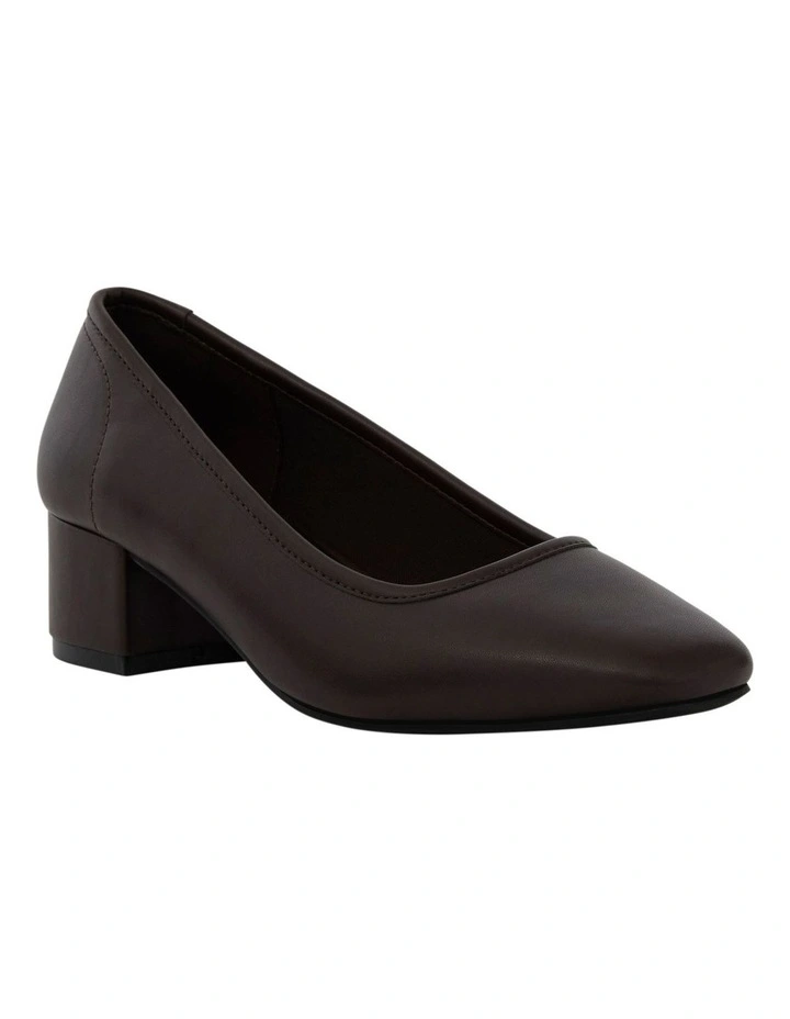 Kala Heeled Shoes in Chocolate image 2