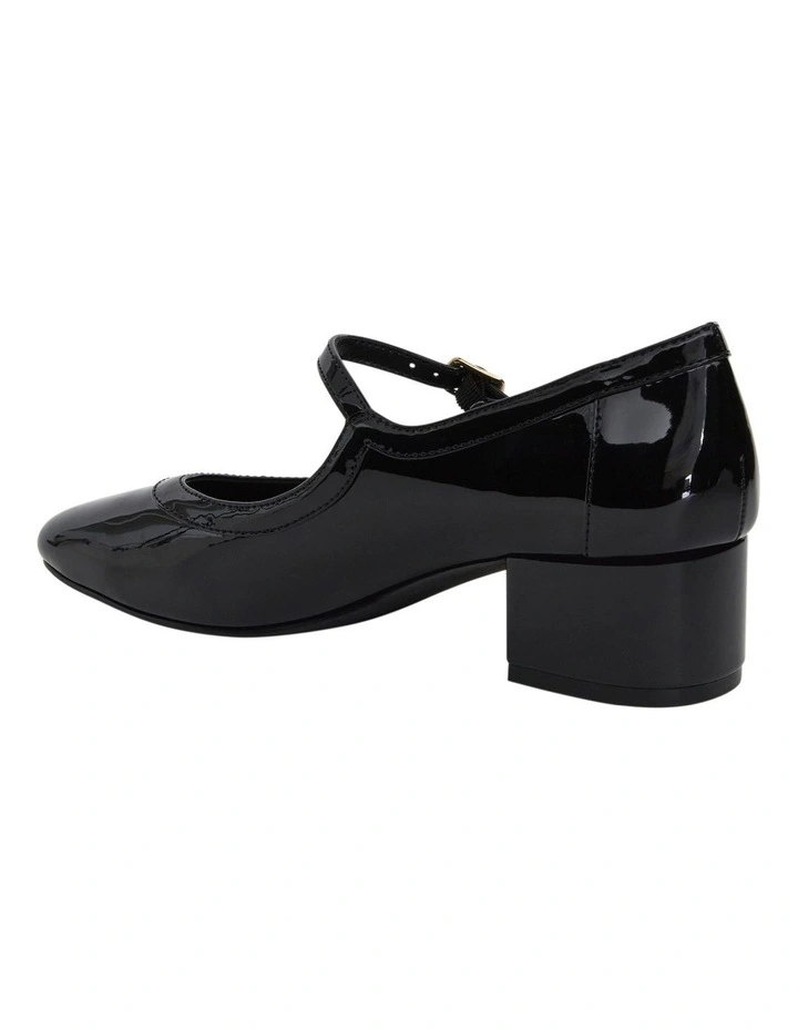 Kimmi Heeled Shoes in Black Patent image 3