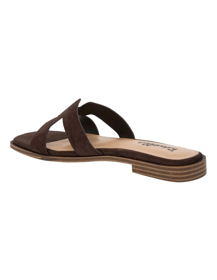 Rhodes Sandals in Chocolate Micro image 3