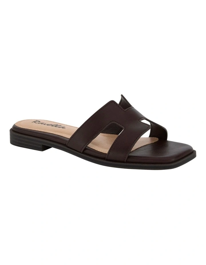 Rhodes Sandals in Chocolate image 2