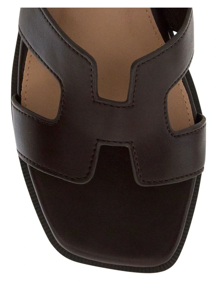 Rhodes Sandals in Chocolate image 4