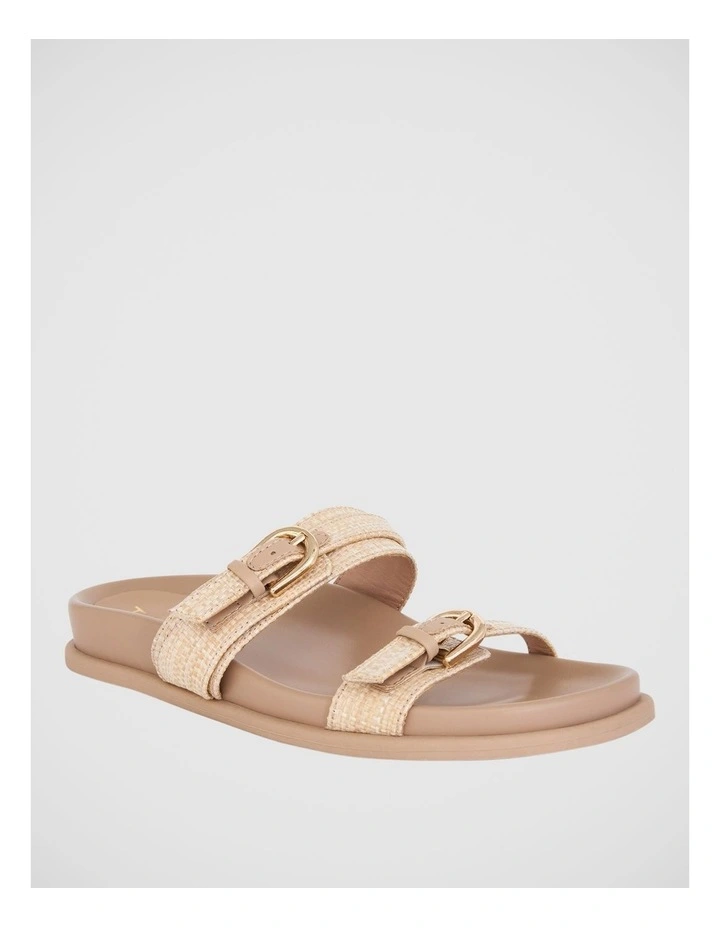 Carina Sandals in Natural Raffia image 2