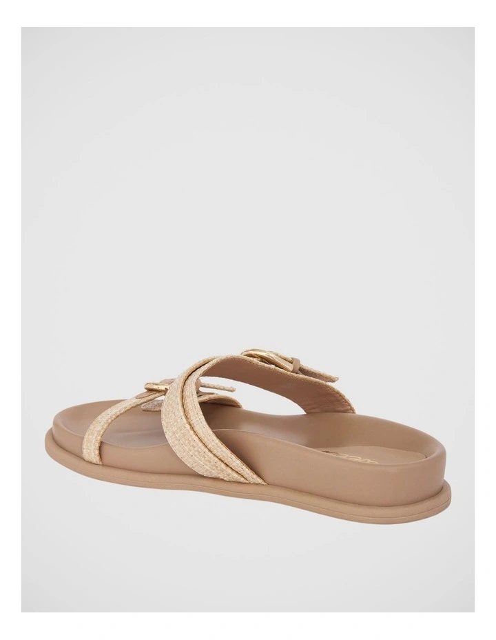 Carina Sandals in Natural Raffia image 3