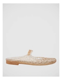 Prissy Sandals in Gold Jelly