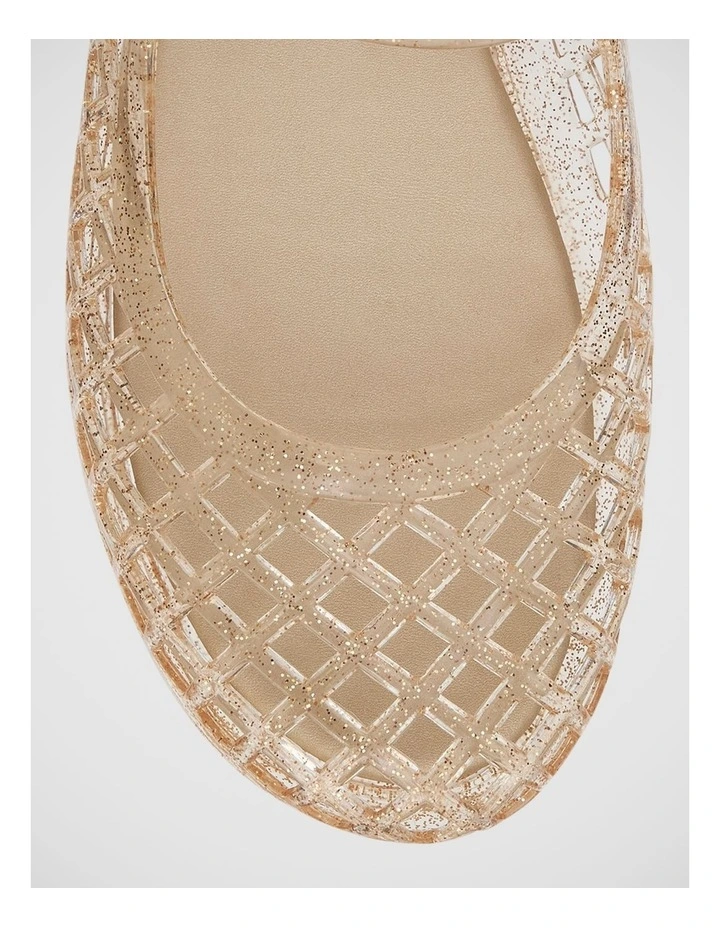 Prissy Sandals in Gold Jelly image 4
