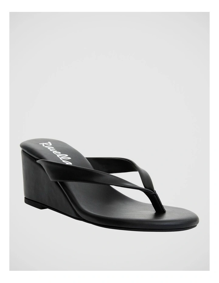 Alana Wedge Thong In Black image 2