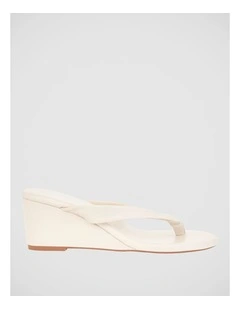 Alana Wedge Thong in Bone