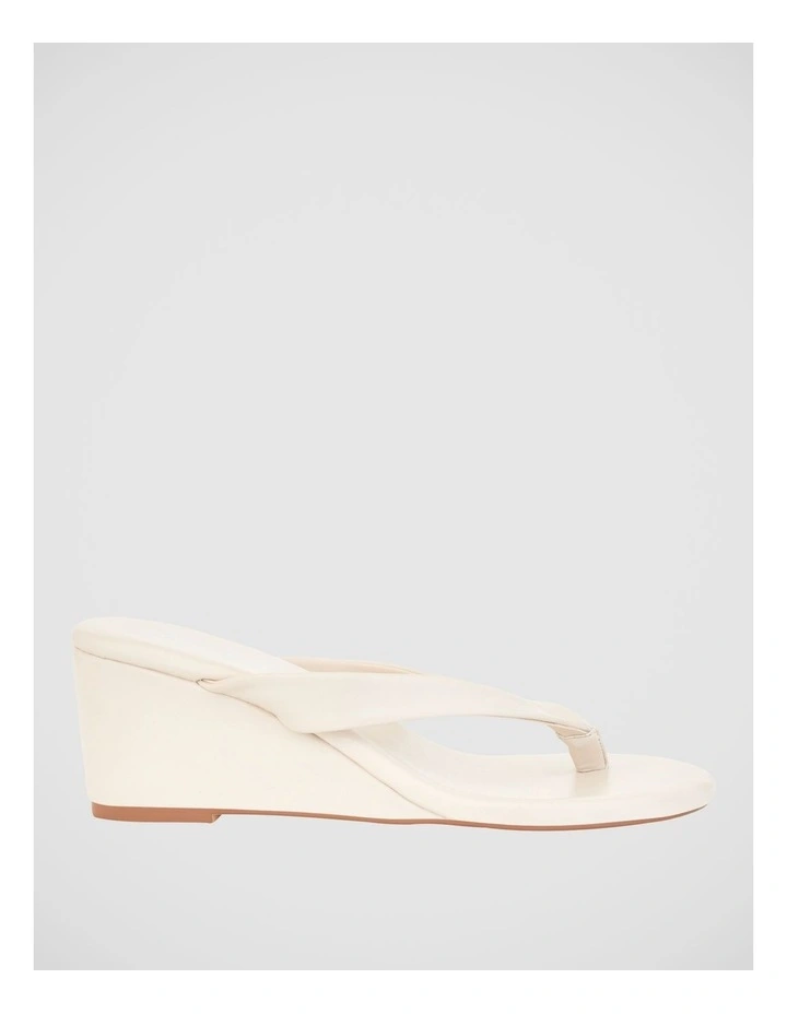 Alana Wedge Thong in Bone image 1