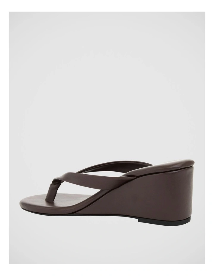 Alana Wedge Thong in Chocolate image 3