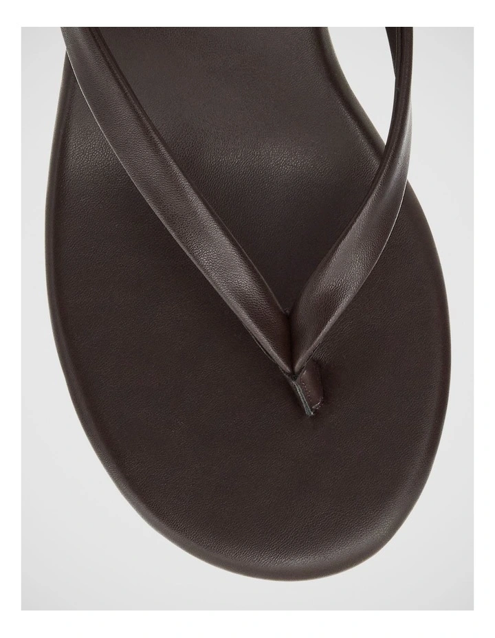 Alana Wedge Thong in Chocolate image 4