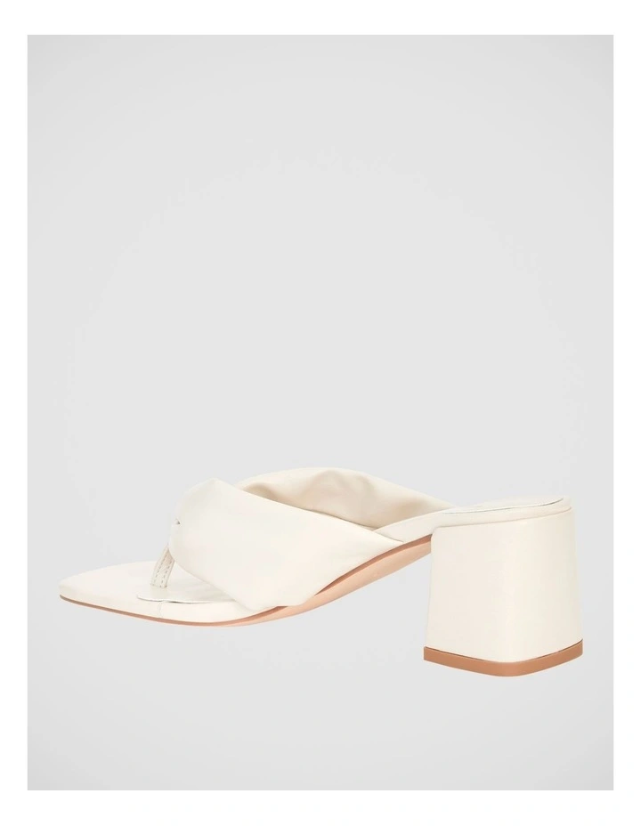 Kendra Heeled Thong in Bone image 3