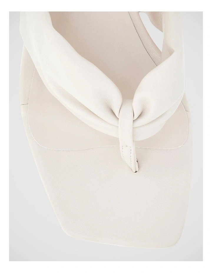 Kendra Heeled Thong in Bone image 4