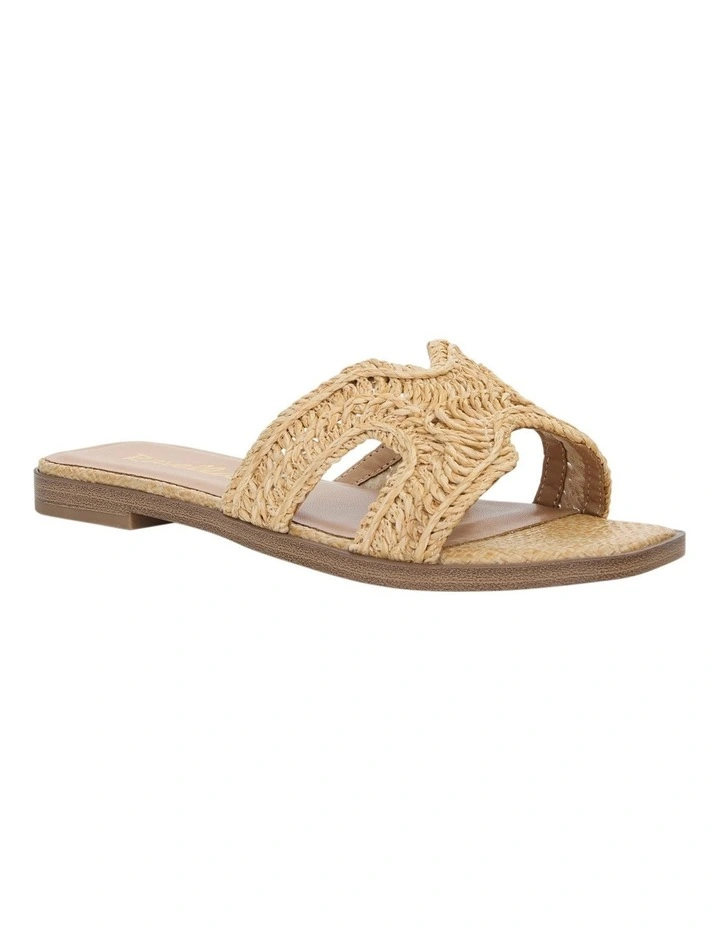 Reema Slides in Natural Raffia image 2