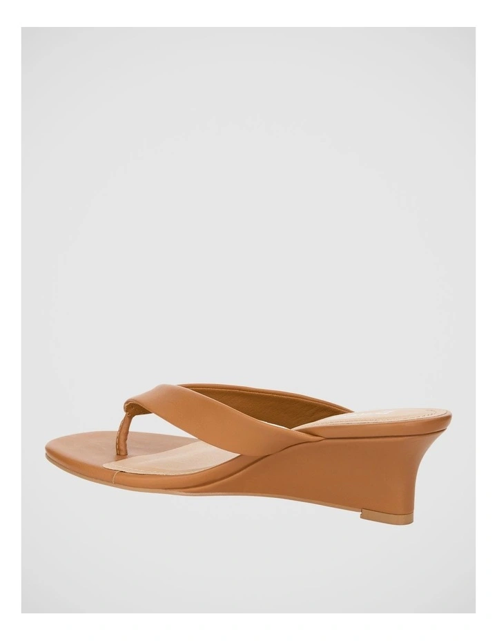 Quinn Wedge Sandal in Tan image 3