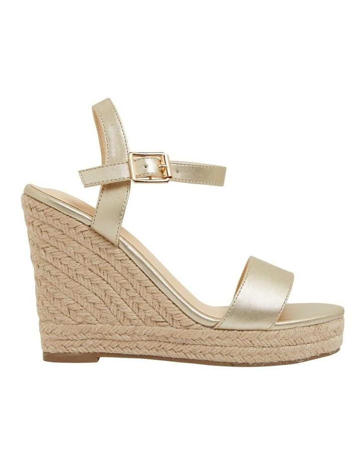 Amato Soft Gold Metallic Sandals image 1