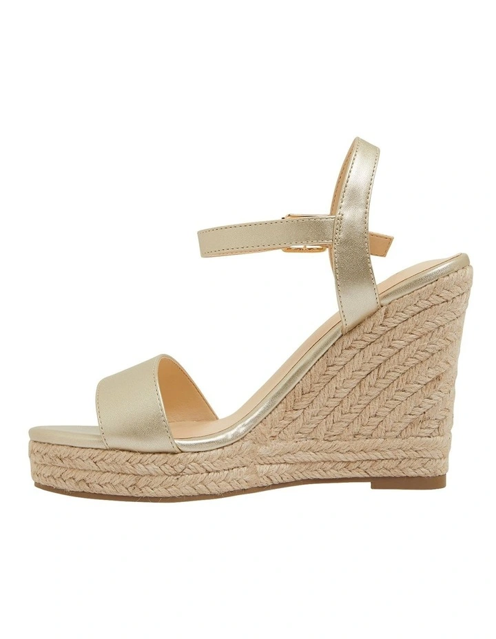 Amato Soft Gold Metallic Sandals image 3