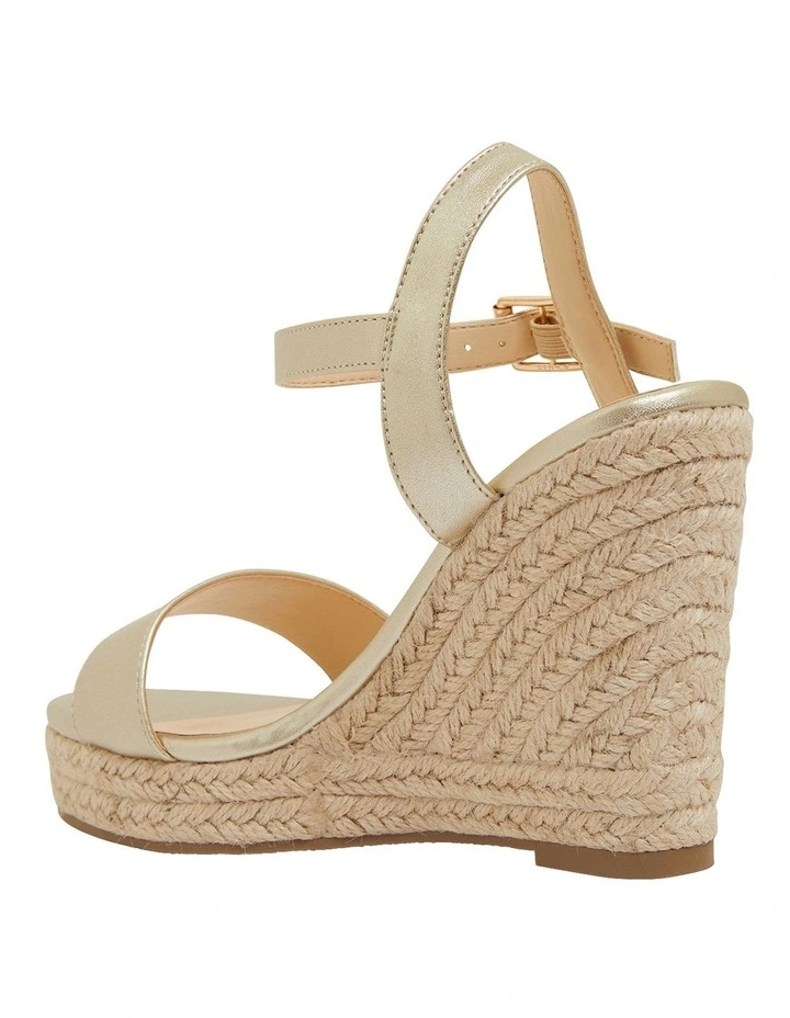 Amato Soft Gold Metallic Sandals image 6
