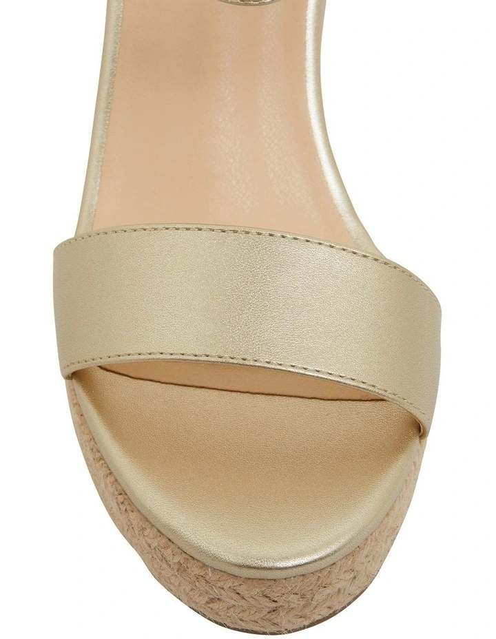 Amato Soft Gold Metallic Sandals image 7
