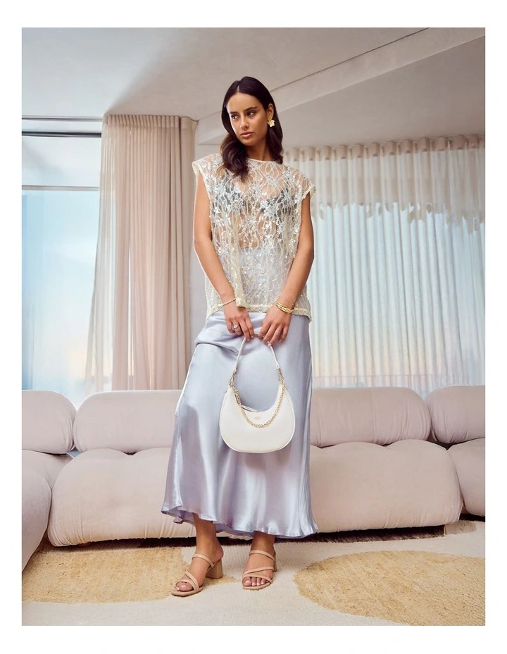 Geisha Smooth Sandals In Nude image 2