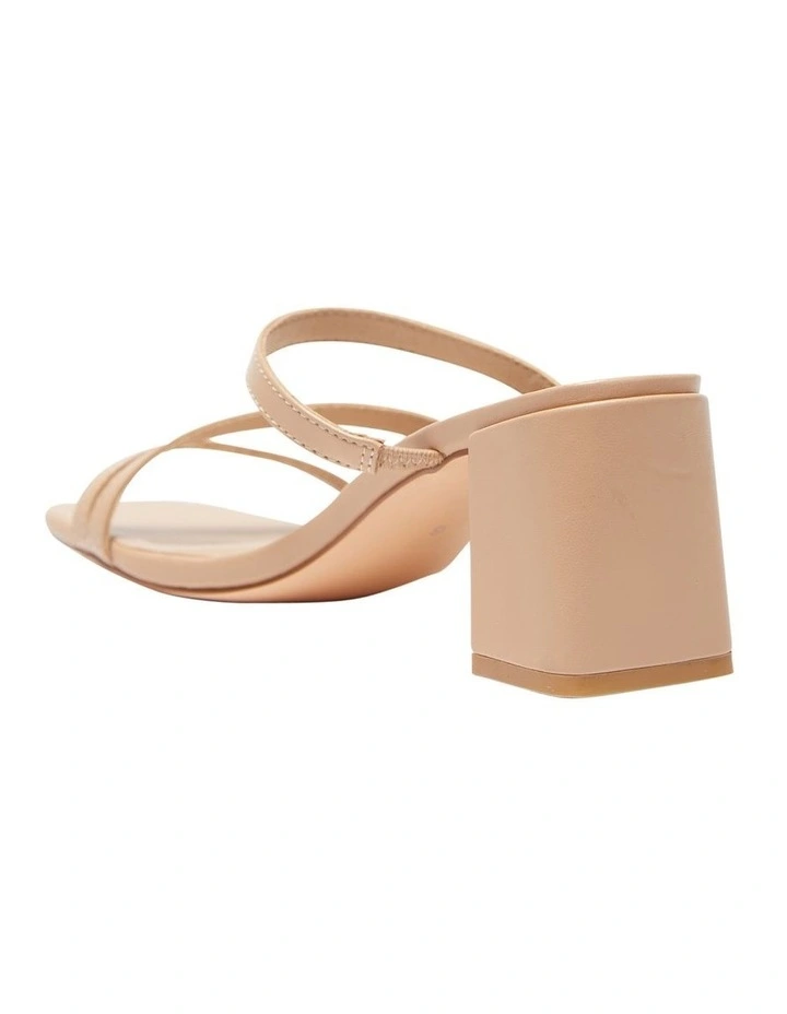 Geisha Smooth Sandals In Nude image 6