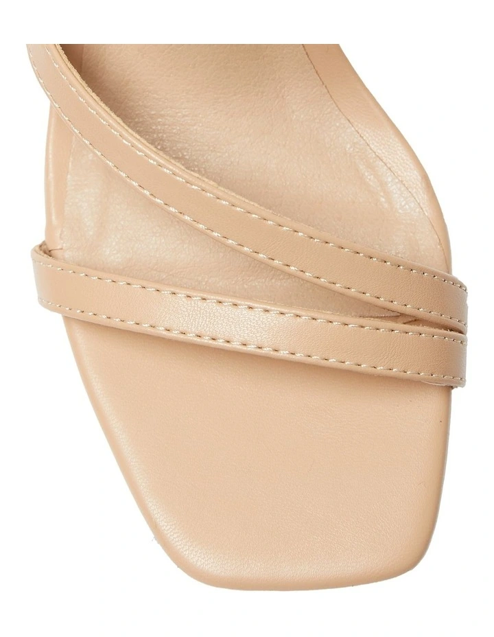 Geisha Smooth Sandals In Nude image 7