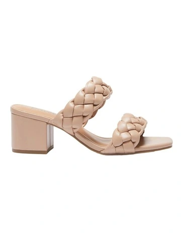 Remi Smooth Sandals In Blush