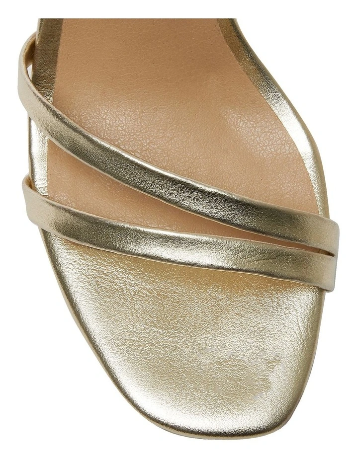 Lulu Sandals in Soft Gold Smooth image 7