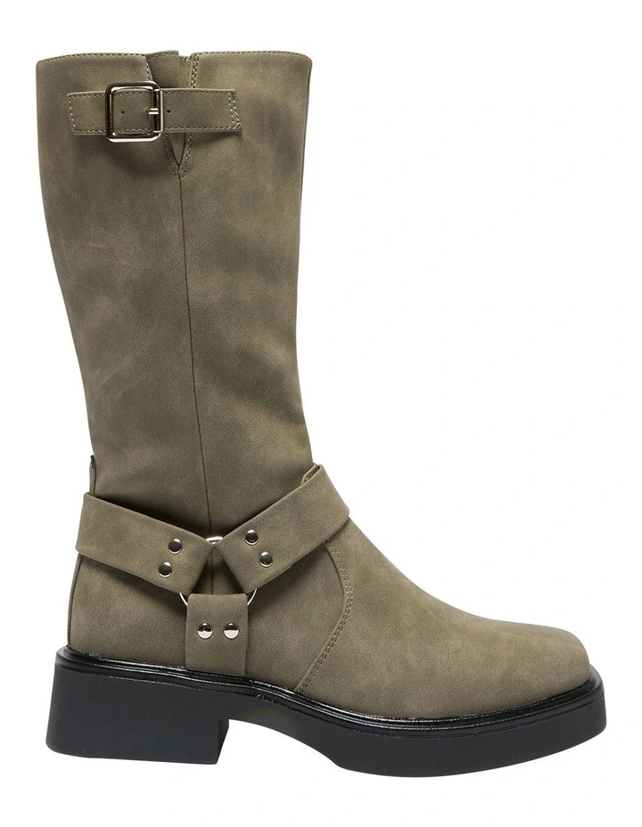 Engine Boots in Taupe Nubuck image 1