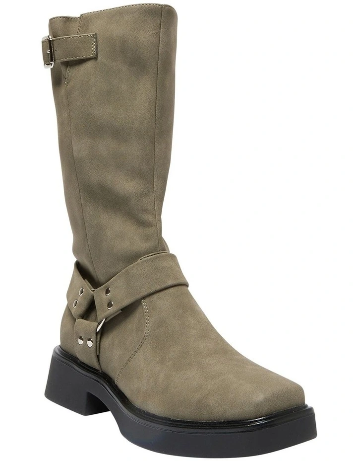 Engine Boots in Taupe Nubuck image 2