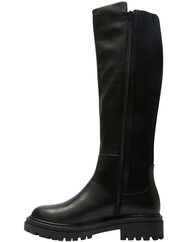 Hunter Knee Boots in Black image 3