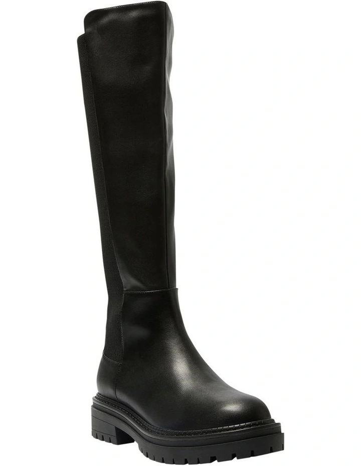 Hunter Knee Boots in Black image 4
