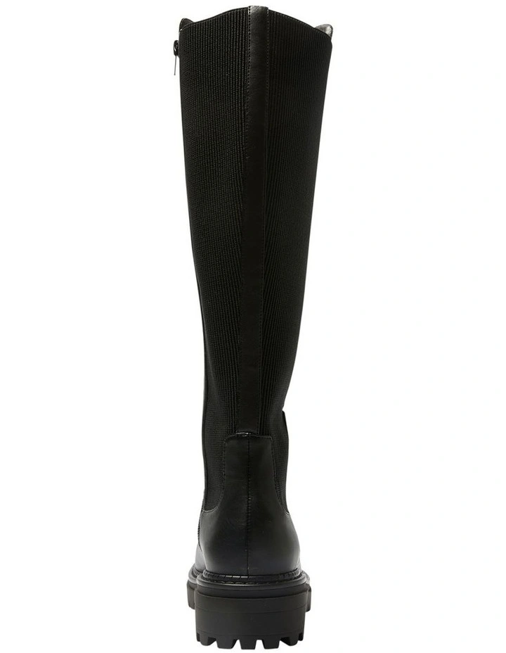 Hunter Knee Boots in Black image 5