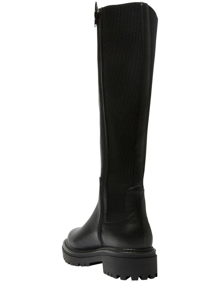 Hunter Knee Boots in Black image 6