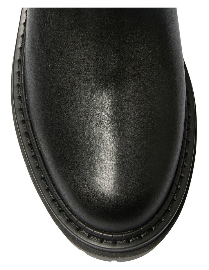 Hunter Knee Boots in Black image 7