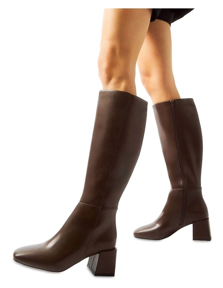 Tabby Boots in Chocolate image 3