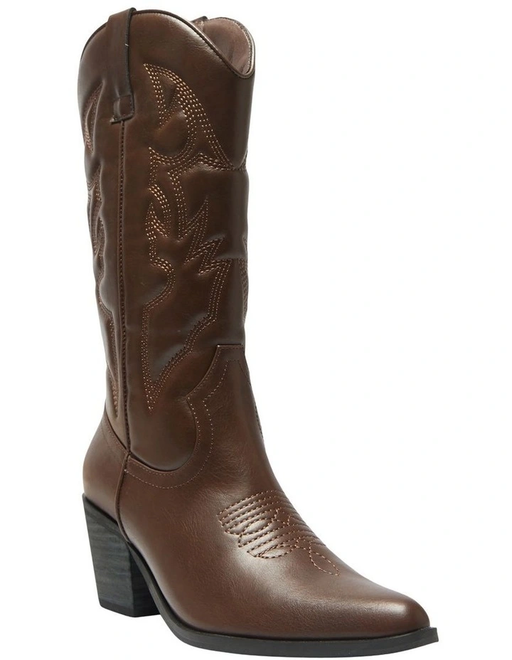Nash Western Boots in Chocolate image 4