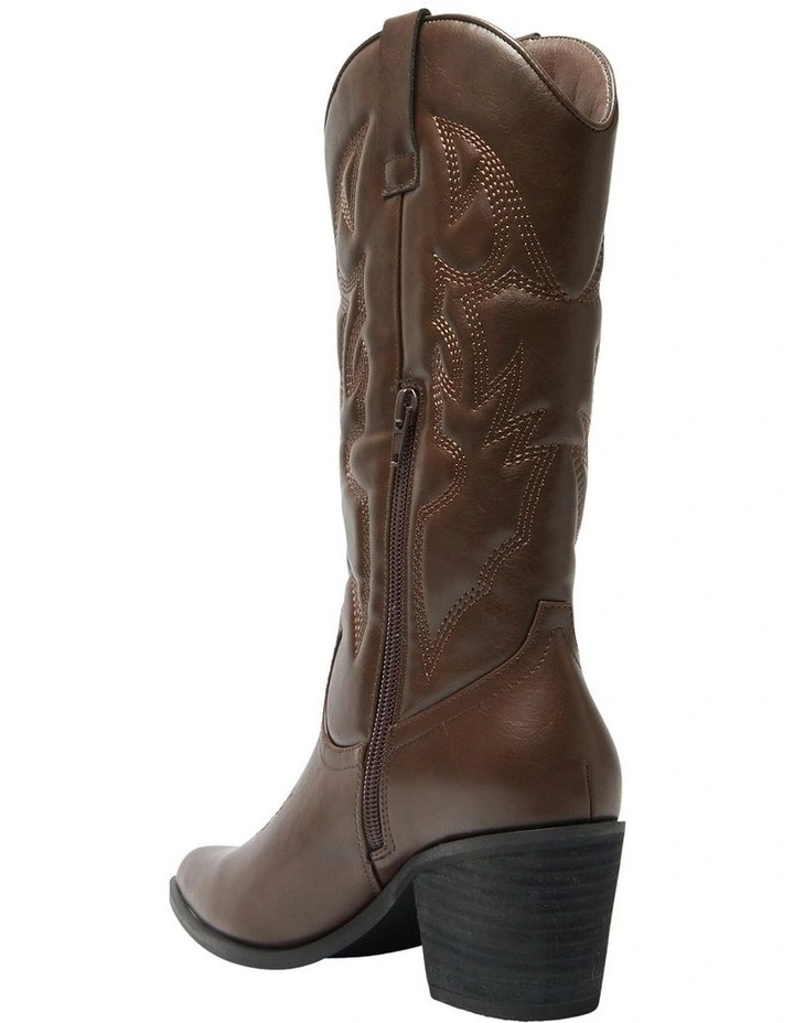 Nash Western Boots in Chocolate image 6
