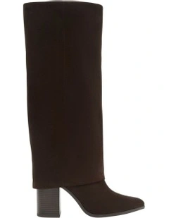 Deputy Boots in Chocolate Micro