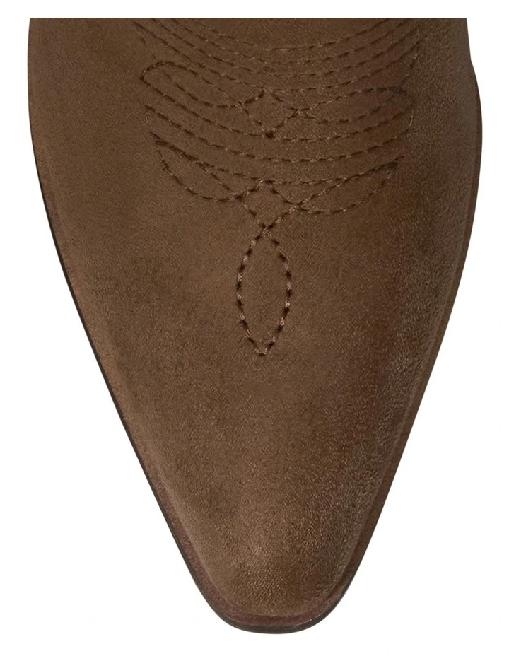 Nash Western Boots in Tan Micro image 4