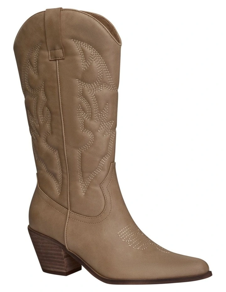 Nash Western Boots in Natural image 2