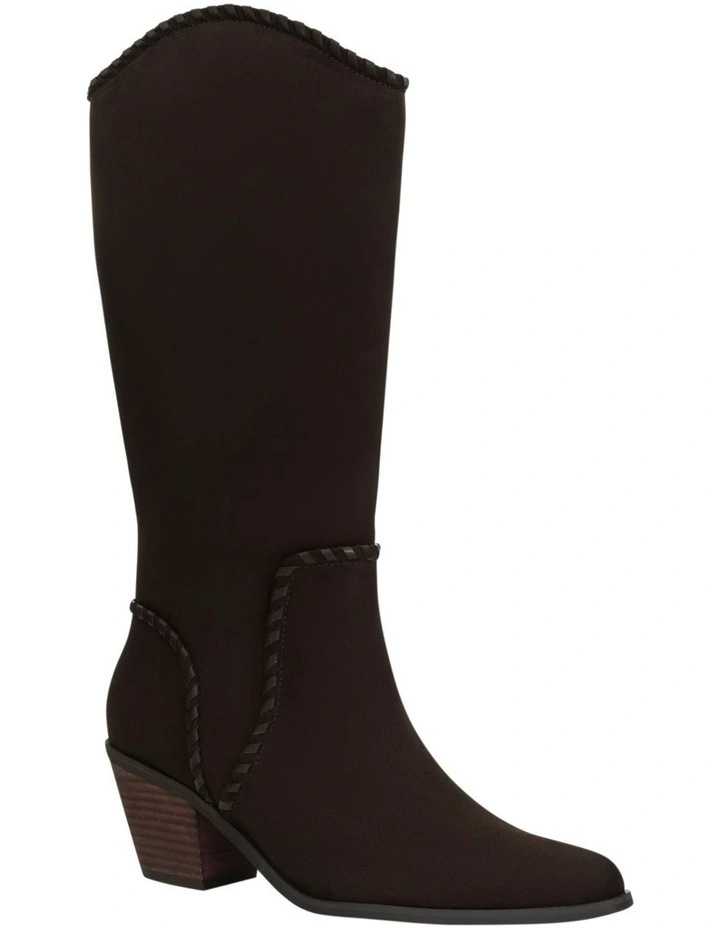 Canyon Western Boots in Chocolate Micro image 2