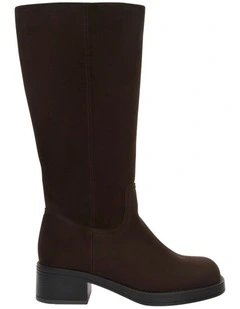 Rebel Boots in Chocolate Micro