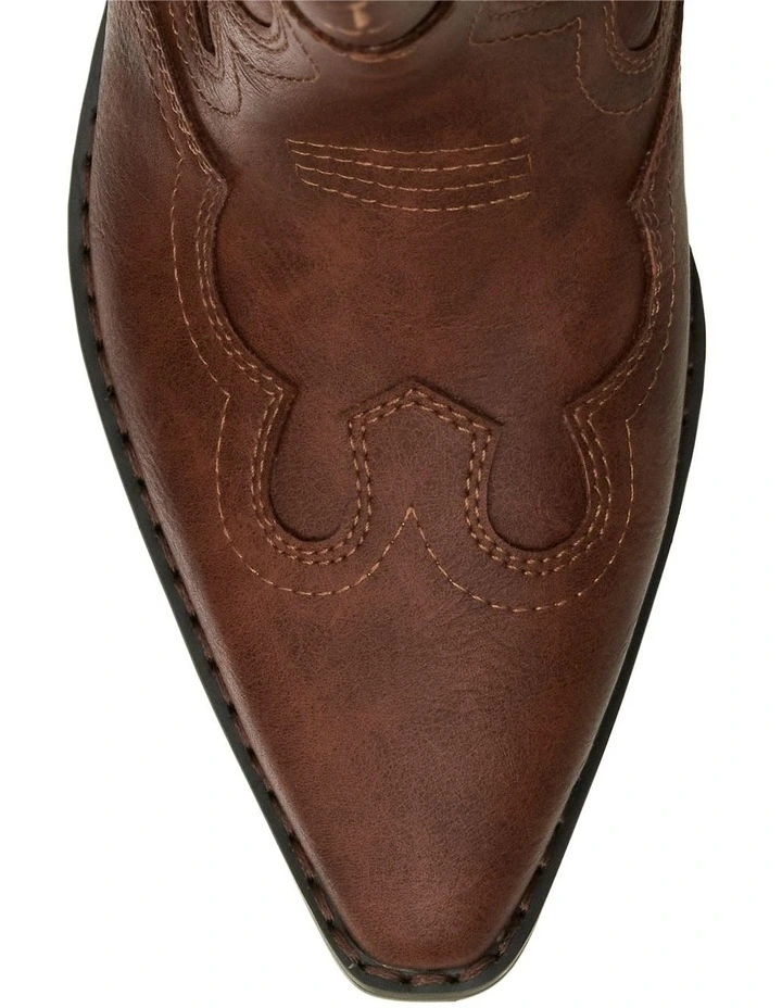 Dusty Western Boots in Tan image 4