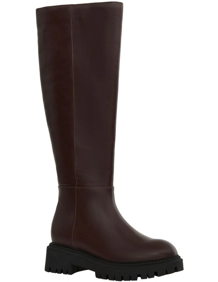 Ryan Knee Boots in Chocolate image 2