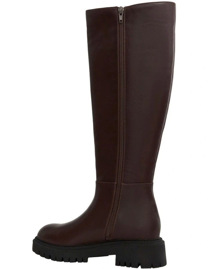 Ryan Knee Boots in Chocolate image 3